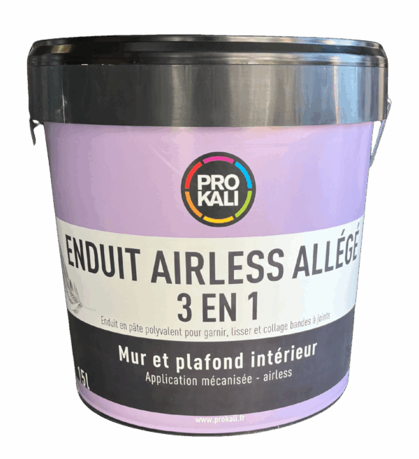 PROKALI ENDUIT AIRLESS 3 EN 1 ALLÉGÉ - SEAU 15L